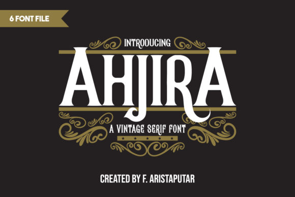 Ahjira Serif Font for Web Design and Branding