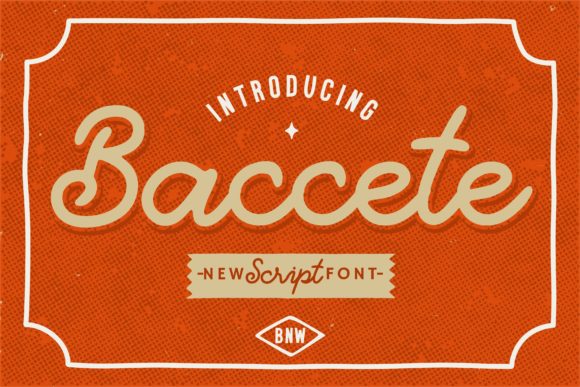 Baccete Font Review for Branding and Design Projects