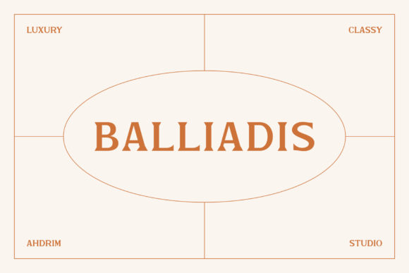 Balliadis Serif Font for Handmade Creations