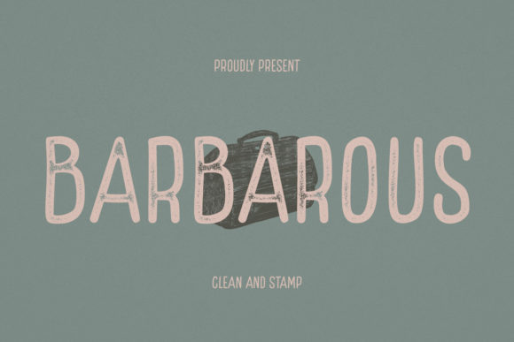 Barbarous: A Vintage Sans Serif Font for Modern Campaigns