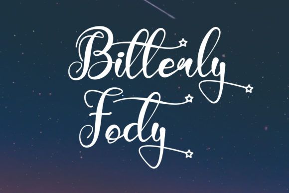 Bitterly Fody Script Font for Digital Marketing