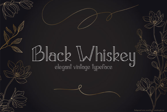 Black Whiskey Serif Font Review