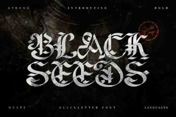 Blackseeds Font: Elevating Brand Identity with Vintage Charm