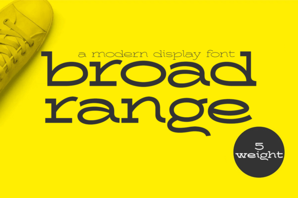 Broad Range Font for Handmade Creations