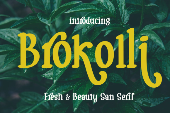 Brokolli: A Vintage Slab Serif for Timeless Typography