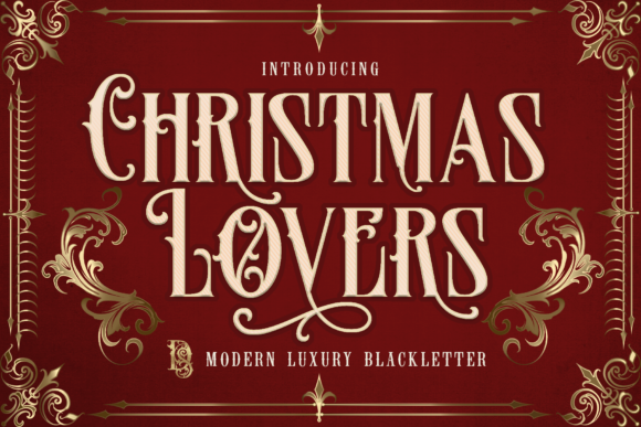Christmas Lovers Font for a Cozy Editorial Layout