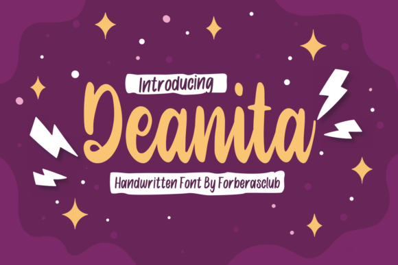 Deanita Script Font for Editorial Design and Content Creation