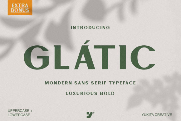 Glatic: A Luxurious Serif Font for Handmade Creations