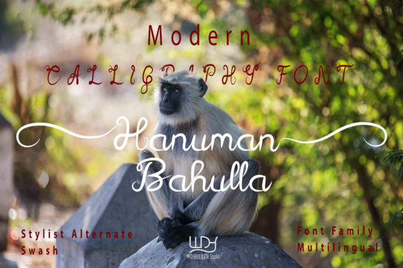Hanuman Bahulla: A Timeless Script Font for Editorial Design