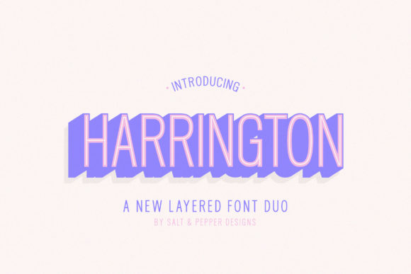 Harrington Family Font for Bold Digital Campaigns