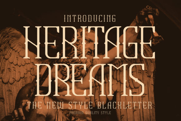 Heritage Dreams: A Vintage Serif Font for Modern Campaigns