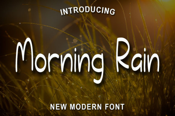 Morning Rain Font for Polished Branding
