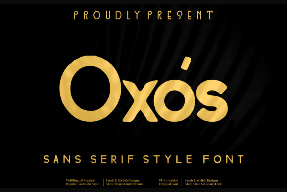 Oxos: A Modern Sans Serif for Bold Branding