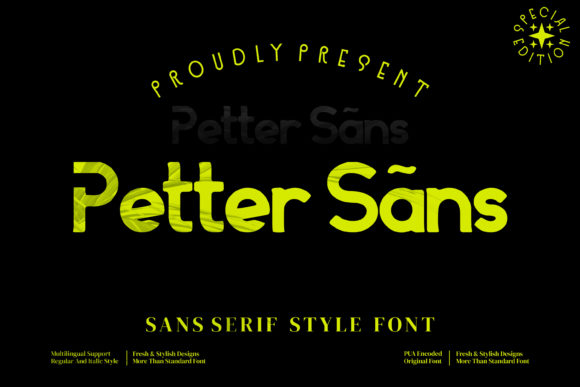 Petter Sans: A Timeless Font for Polished Branding