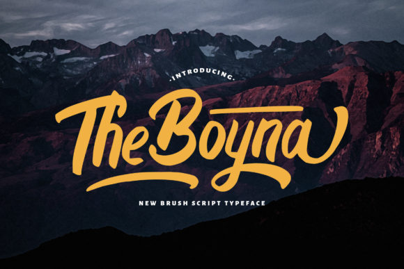 The Boyna – A Vintage Script Font for Handmade Creations