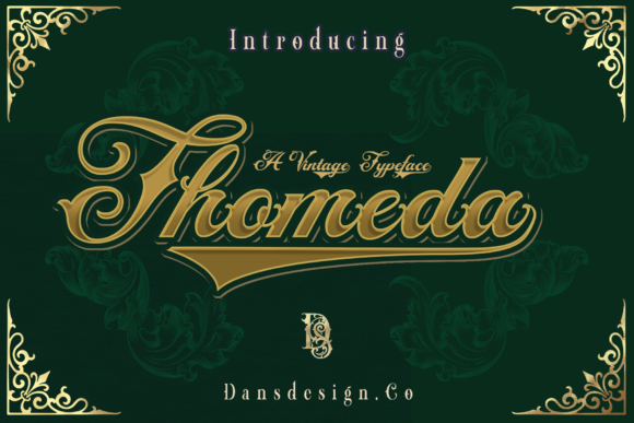 Thomeda: A Bold Handwritten Font for Editorial Design
