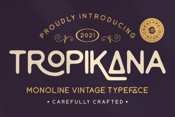 Tropikana Sans Serif Font for Bold Visual Impact