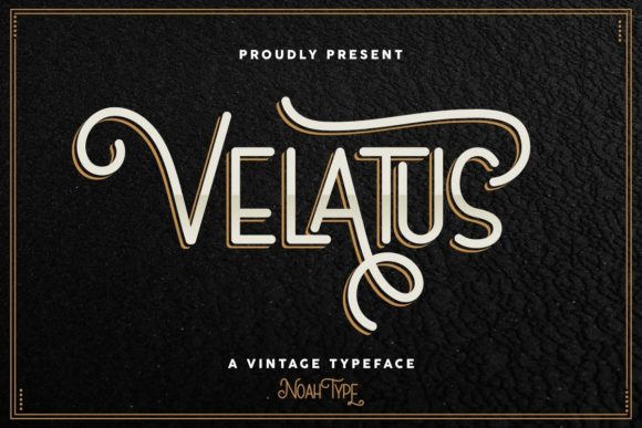 Velatus: A Vintage Sans Serif Font for Modern Web Design