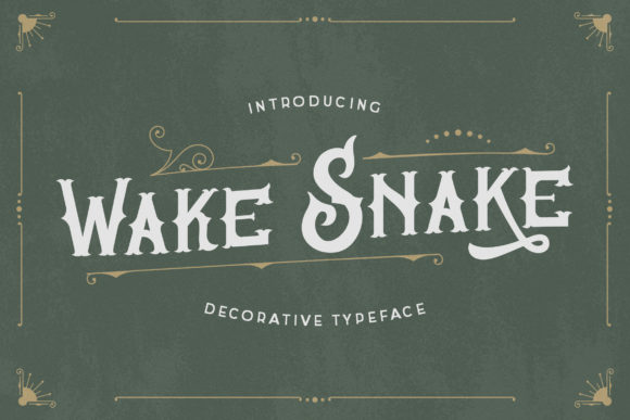 Wake Snake: A Timeless Blackletter Font for Branding