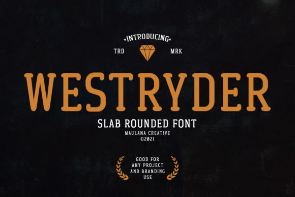 Westryder Font for Handmade and Commercial Projects